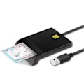 Miniatyrbillede 4 af 5: USB Smart Card Reader til Bankkort IC/ID EMV Kortlæser Høj Kvalitet til Windows 7 8 10 til Linux