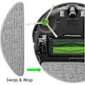 Miniatyrbilde 4 av 5: 16 stk. moppeputer for Combo I5, I5+, J5, J5+ robotstøvsuger, mikrofiber, vaskbar, gjenbrukbar moppeklut