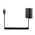Miniatyrbillede 2 af 5: NP-FW50 Dummy Batteri Fjeder USB Opladerkabel til A7 A7R A7S A7M A7II A7S2 A7M2 A7R2 A6500 A6300