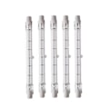 Miniatyrbillede 1 af 2: Dæmpbar R7s 189mm 100w Halogen Pære Ac220-240v J189 Lineær Halogen Projektør Til Landskab, Sikkerhed, Gadebelysning (sæt Af 5) Den Bedste