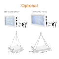 Miniatyrbild 4 av 5: 2000W LED-växtlampa för inomhusväxter 312 LED-lampor Fullspektrum Veg och Bloom Dubbelströmbrytare IP65 Vattentät