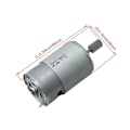 Pikkukuva 3 / 3: 2 X 12 V 30000 rpm 550 Nopea Sähkömoottori Vaihde 10t Varaosa 156