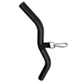 Miniatyrbillede 2 af 5: Rope Maskine Tilbehør Curl Bar Kabel Tilbehør Fitness Pull-Ups Lige Stang Længde 48 cm til H
