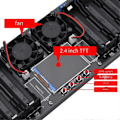 Miniatyrbillede 3 af 5: 8 Kanaler 18650 Lithium Batterikapacitetstester Modul MAh MWh Kapacitetsdeling Intern Modstand