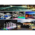 Miniatyrbillede 3 af 5: Undervands LED Pool Lys, 3w 12v-24v Dc Ip68 Vandtætte Rustfrit Stål Lys Til Nedgravede Pools, Damme, Springvand, Trin