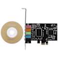 Miniatyrbilde 4 av 5: 5.1 intern lydkort med lavprofilbrakett, 3D stereo PCI-E, CMI8738 brikke 32/64 bit lydkort PCI