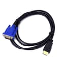 Videokonverterkabel til DVD HDMI-kompatibel 1,8 m han til VGA-adapterledning
