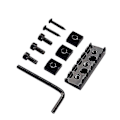 Miniatyrbild 3 av 3: 42 mm mässingsbeslag gitarrdel gitarrstall mutter metallsträng låsmutter elgitarr låsmutter tremolo stall låsmutter
