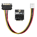 Miniatyrbild 1 av 5: M.2 NGFF Key A A+E E till PCIE 1X Adapter 4pin 5V 12V Strömförsörjning Hög Tillförlitlighet NGFF A E till PCIE Express X1 Adapter för Linux