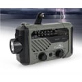Miniatyrbild 2 av 4: Radio utomhus handvevad solcellsdriven multifunktionell radio