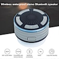 Miniatyrbillede 3 af 5: Bluetooth Bærbar Vandtæt Bruse Radio Hb Belysning Stødsikker, Støvtæt Trådløs Bruse Radio Med Sugekop, Perfekt Til Pool, Brusebad, Båd