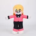 Pikkukuva 1 / 2: 30cm Helluva Boss Fizzarolli pehmolelu Pehmeä pehmoeläin nukke Robot Fizz Hazbin pehmolelu sopii fanilahjoihin C