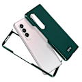 Pikkukuva 2 / 5: Galaxy Z Fold 3 -kotelo, etu- ja takapuoli, jäykkä, ohut ja kevyt, vihreä