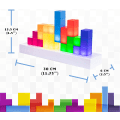 Pikkukuva 3 / 5: Tetris-lamppu, Attoe LED Tetris -pinottava yölamppu