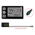 Miniatyrbilde 5 av 5: Nytt LCD-display for elsykkel 24V/36V/48V Display E-sykkel Elsykkel Elektrisk sykkel