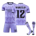 Miniatyrbild 1 av 4: 2223 Real Madrid hemmatröja och bortaställ nr 7 Mbappe tröja 9 Benzema nr 10 utrikeshandel fotbollströja K1 No.12 16