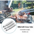 Miniatyrbilde 3 av 4: Universell justerbar grillbrenner Universell justerbar gassgrill kryssrør