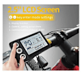Miniatyrbillede 5 af 5: 24V 36V 48V 60V Vandtæt LCD Display S866 Controller Panel Dashboard Elcykel Display til Elektrisk Scooter 5Pin