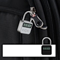 Miniatyrbillede 4 af 5: Metal Timer Lås LCD Display Multi-Funktion Elektronisk Tid 99 Timer Max Timing USB Genopladelig Timer Hængeslås - Sikkerhedsenhed