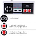 Miniatyrbillede 2 af 5: Klassiske NES-controllere til NES 8-bit underholdningssystem konsol kontrolpanel (2 stk) snngv