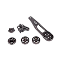 Miniatyrbilde 2 av 5: Integrert sykkelcomputerfeste for styre til H31, CP01, CP04, CP06, CP07, CP10, CP16, kompatibel med Garmin Bryton Cateye GoPro