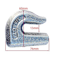 Pikkukuva 3 / 5: Hitsattava Grab Chain -koukku G70 3/8\" Hitsattava Ketjukoukut Kauha Lavetti Traktori Vetokoukku Taottu Teräs Työkuorma: 6600 lbs - -