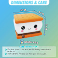 Miniatyrbillede 5 af 5: Serenilite Langsomt Stigende Duftende Squishy Legetøj - Sød og Knusbar Legetøj til at Klemme & Stressaflastning - 1 Styk (Smore)