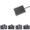 Miniatyrbillede 5 af 5: NP FZ100 Dummy Batteri til D-Tap for V-Mount BP Batteri til A7r3/A7M3/A7S3/Fx3 A9