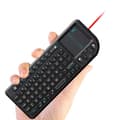 K02+ Trådløs Bluetooth med laser Rii Mini tastatur Touchpad mus for PC bærbar PC