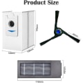 Pikkukuva 2 / 5: Vaihdettava varaosa Ecovacs Deebot X2 Omni -robotti-imuriin (sivutiet, suodattimet, pölypussit, moppilevyt)