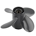 Miniatyrbild 4 av 5: Propeller 4 Blad 9 1/4X10 för Honda och Yamaha Utombordare BF8D/BF9.9D BF9.9/BF15A BF15D/BF20 8 Spline