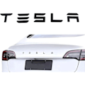 Pikkukuva 1 / 5: Liimaavat ja yksittäiset 3D-tavaratila-kirjaimet: Tesla-yhteensopiva Tesla-malleille: X, Y, S ja 3 (musta)