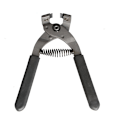 Miniatyrbillede 1 af 4: Hardware Værktøjer - Silent Hånd Punch Plier 4mm 4 Prong Læder Craft Punch Værktøjer til Bælter Sadel