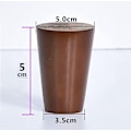 Pikkukuva 2 / 5: Puiset pöydänjalat, korvaavat kartiot, kartiot, massiivipuupöydänjalat DIY-sänkyyn (4 kpl 5 cm)