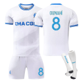 Miniatyrbild 1 av 4: 2324 Marseille hem vit träningsdräkt jersey sportuniform herr- och damfotbollsuniform NO.8 26