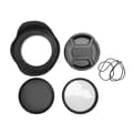 Miniatyrbillede 2 af 5: UV Filter Kit 58mm Til 700d 100d 600d 1200d Modlysblænde Objektivdæksel
