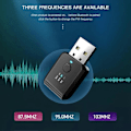 Miniatyrbillede 5 af 5: FM Transmitter Bil Trådløs Bluetooth 5.0 Radio Modulator Bilsæt Håndfri Audio Adapter Ingen Forsinkelse