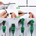 Miniatyrbilde 4 av 5: Justerbar og byttbar sprinkler for vanning av blomster med timer - 30m, 149 stk