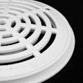 Miniatyrbillede 3 af 5: 8 tommer pool hovedafløbsdæksel Top Grate bundmonteringsplader Hvid udskiftning pool afløbsdæksel