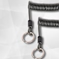 Miniatyrbillede 3 af 5: Fiskesnor Mistet Reb Anti-tabt Spiral Fjeder Lokkemiddel Tang Line Elastisk Spole Strækline