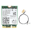 Miniatyrbild 1 av 5: AX201 AX201NGW WiFi-kort med 2XAntenn M.2 CNVio2 2,4 Ghz/5Ghz WiFi 6 3000Mbps Bluetooth 5.1 WiFi A