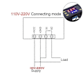 Miniatyrbillede 3 af 4: DC 12V/24V/AC Timer Relæ Justerbar Strømforsyning Relæ Timer Relæ Kontrolkontakt