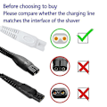 Miniatyrbillede 2 af 5: Skraberlader Kompatibel Finishing Touch Flawless Body Genopladelig Dame Skraber Ledning 5v Udskiftning Usb Laderkabel Kvinder Trimmer