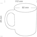 Miniatyrbillede 3 af 4: Kaffekop med Mellemfinger Keramikkop Te Kop