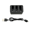 Miniatyrbilde 1 av 5: 3 i 1 Multi Batterilader Hub Intelligent Hurtiglading for Dji Tello Drone
