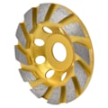 Miniatyrbilde 5 av 5: 115mm Turbo Diamantsegment Koppslip Skive Rask Kutting Betong Slipeskive for Mursliper