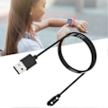 Miniatyrbillede 4 af 5: Smart Watch Oplader Sikker Magnetisk Hurtig Opladning Smartwatch Dock Oplader Adapter 2 PIN Armbåndsur Opladerkabel Ledning kompatibel med HW12 HW16 Kaesi
