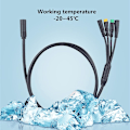 Miniatyrbillede 4 af 5: Vandafvisende 1T4 EB Kabelharness til Bafang BBS BBS01 BBS02 BBSHD Midtmotor