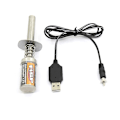 Miniatyrbillede 4 af 5: RC Nitro 1.2 V 1800Mah Genopladelig Gløderør Starter Tænder DC USB Oplader til Gas Nitro Motor P