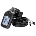 Miniatyrbillede 4 af 5: 24V/36V/48V S886 Ebike LCD Display Panel Tommelgas til Elektriske Cykler E-Scooter